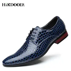 Одежда высшего качества Разделение кожа Для мужчин; обувь в деловом стиле черный, Красный Blue Lace-up Повседневное обувь из натуральной бычьей