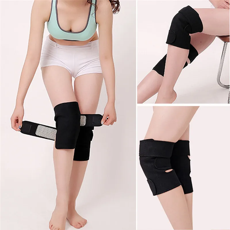 1 пара турмалиновый самонагревающийся наколенники Магнитная Терапия Наколенники для облегчения боли при артрите бандаж Поддержка коленной чашечки наколенники