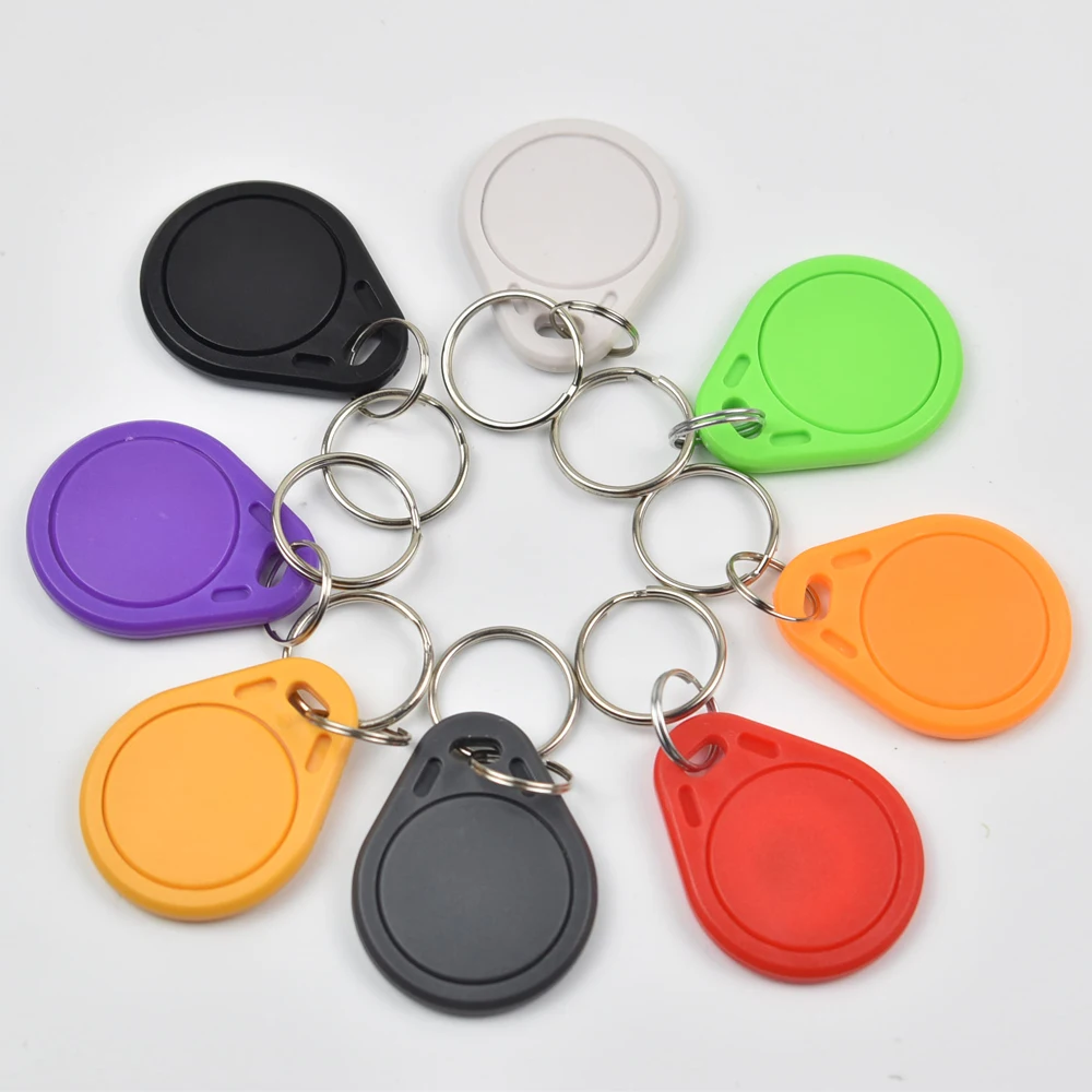 1000 шт./лот RFID 13 56 МГц NFC-метка жетон-брелок IC-метки 1K S50 совместимая часть NFC-товаров