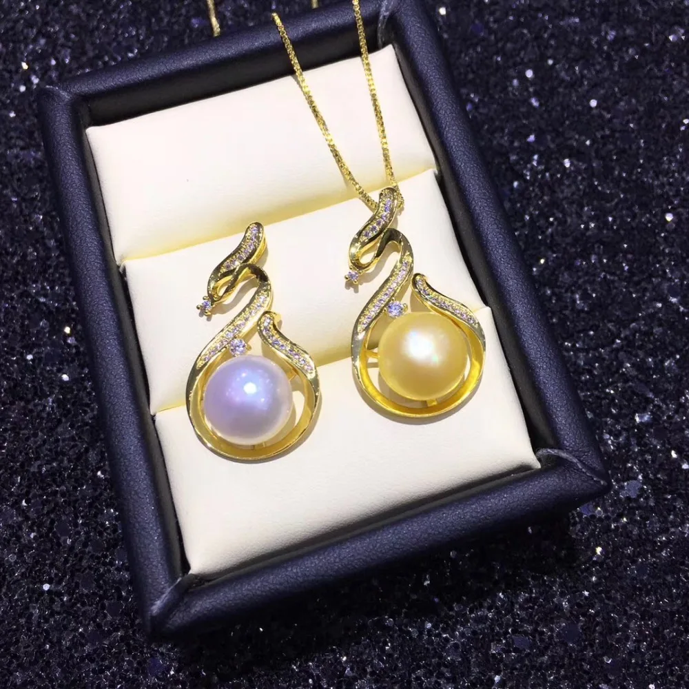 

Oyster Pearl Mussel Pendant Mountings, Pendant Findings, Pendant Settings Jewelry Parts Fittings Women Accessories