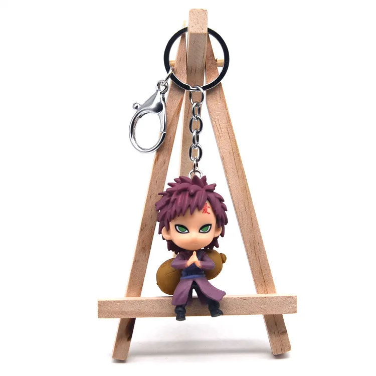 

2019 New Naruto Acrylic keychain Kakashi Gaara Sasuke Akatsuki Members Itachi Pendants Keyring Cosplay surrounding gift Llavero