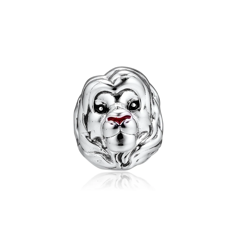 CKK Fit Pandora Браслеты лев Король Simba Подвески стерлингового серебра 925 оригинальные бусины для изготовления ювелирных изделий Шарм Joyas kralen