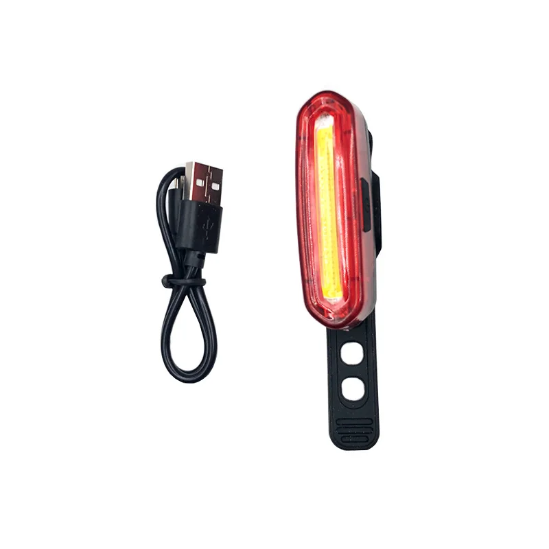 Discount Bicycle Rear Light Cycling LED Taillight USB Rechargeable Waterproof MTB Road Bike Tail Lights Back Lamp Bicycle Accessories 4