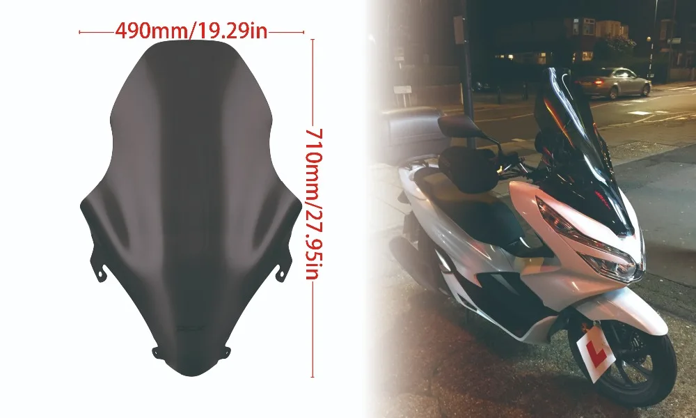 Высокое качество Мотоцикл Дым Прозрачный ABS ветровое стекло для Honda pcx 125 PCX125 150