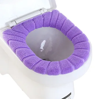 

Household Soft Toilet Seat Cover Bathroom Washable Toilet Seat Warmer Toilet Mat Pumpkin Pattern Toilet Seat Cushion Potty Set