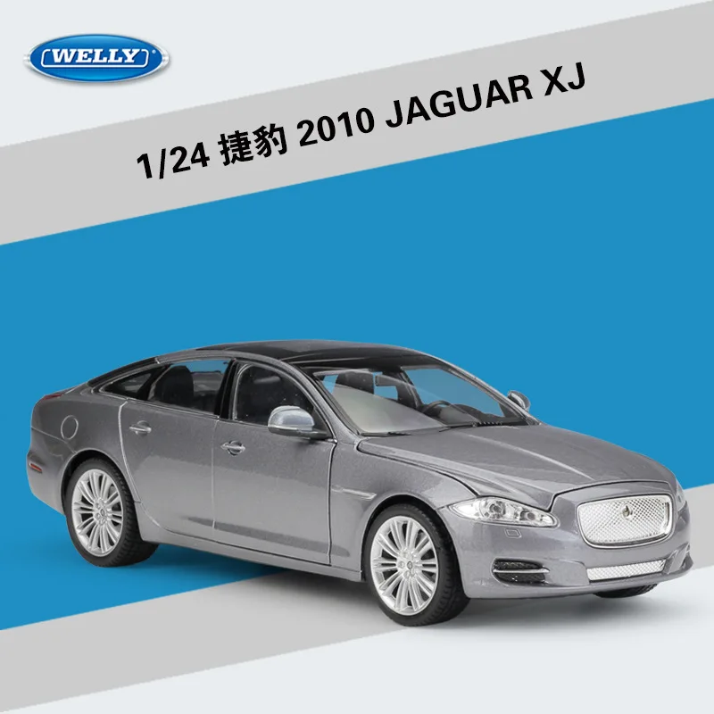 Модель автомобиля из сплава под давлением Welly 1:24 игрушка для JAGUARed XJ с управлением