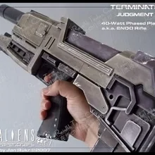 1: 1 огнестрельное оружие Терминатор 2 T2-T800 Лазерная винтовка 3D бумажная модель DIY
