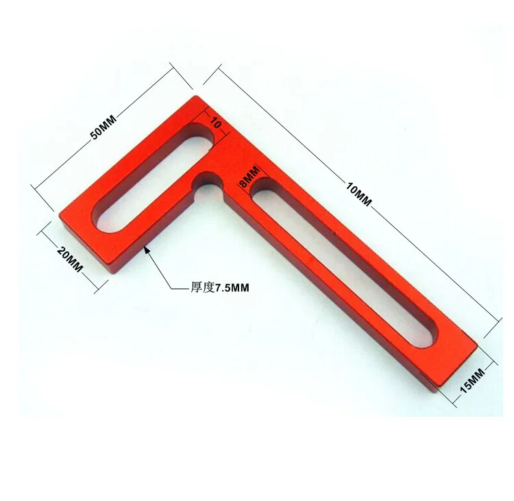 2pcs Carpenter wood worker angle ruler height ruler woodworking tool