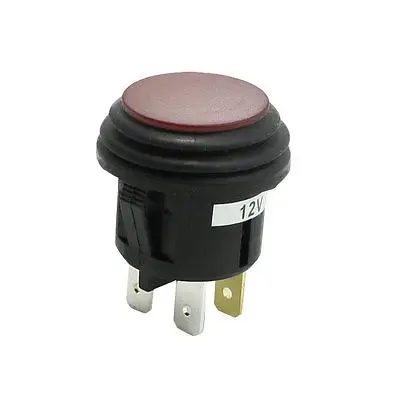 

DC 12V 20A вкл/выкл SPST панель устанавливается Красной лампы управления переключатель