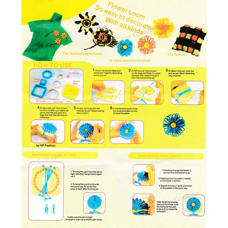 DIY Craft Knitting Maker Flower Loom  (1)a