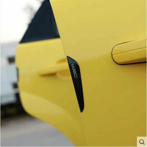 

car styling carbon Fiber Door Protector Door Edge Guards Trim Molding Protect Strip Scratch Protector For Porsche Cayenne Macan