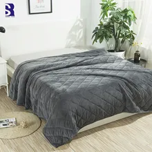 SunnyRain 1-Piece бархатное взвешенное одеяло для взрослых гравитационное одеяло s для детей