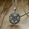 Vantage Men's Stainless Steel Necklace Sigil Lucifer Satan Pendant Satanic System Emblem Amulet Charm Sign Medallion ► Photo 2/6