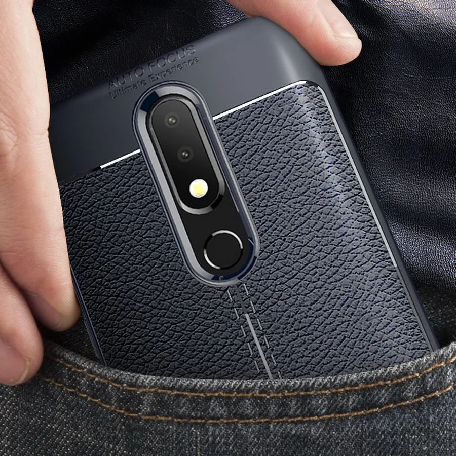 Для Nokia 8 Sirocco 1 2 3 5 6 7 9 Pureview чехол Роскошный мягкий TPU кожаный для Plus X5 X6 X7 |