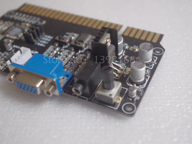 Переходник с ПК на карту JAMMA VGA 15K усилитель мощности видео и аудио USB чип
