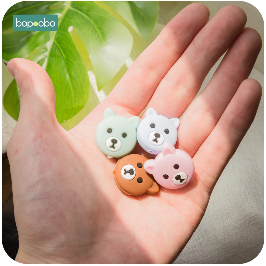 Contas dos Desenhos Contas para Chupeta Bopoobo Silicone Dentição Animados Ovelhas Grau Alimentício Bpa Livre Mordedor Faça Você Mesmo Panda Roedores 20 17 animados ovelhas grau alimentício bpa livre mordedor