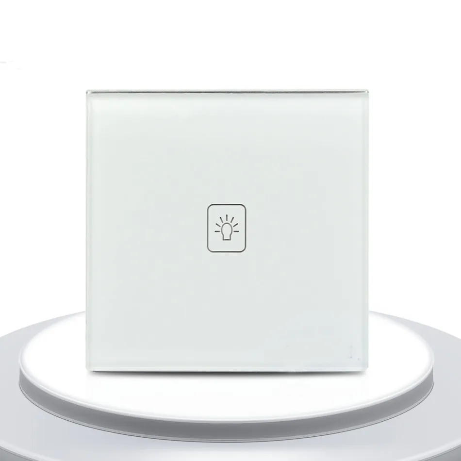 

1 Gang 1way Remote Touch Switch Light EU Standard Remote Control