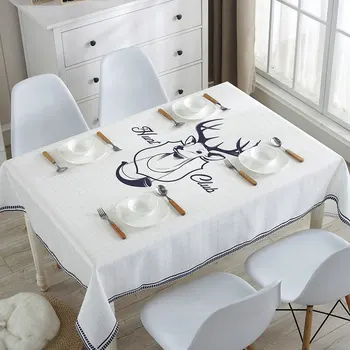 

Free Shipping Multi-size Europe Style Printed Cotton Linen Tablecloth Dust Proof Covers For Home Party Table Cloth MZR034