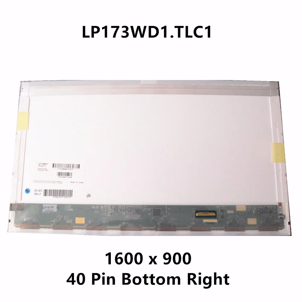 

17.3'' LCD Screen Display Panel Matrix LP173WD1 TLC1 LP173WD1 TLC2 LTN173KT01-H01 LP173WD1 TLN1 TLN2 B173RW01 V.1 B173RW01 V.2