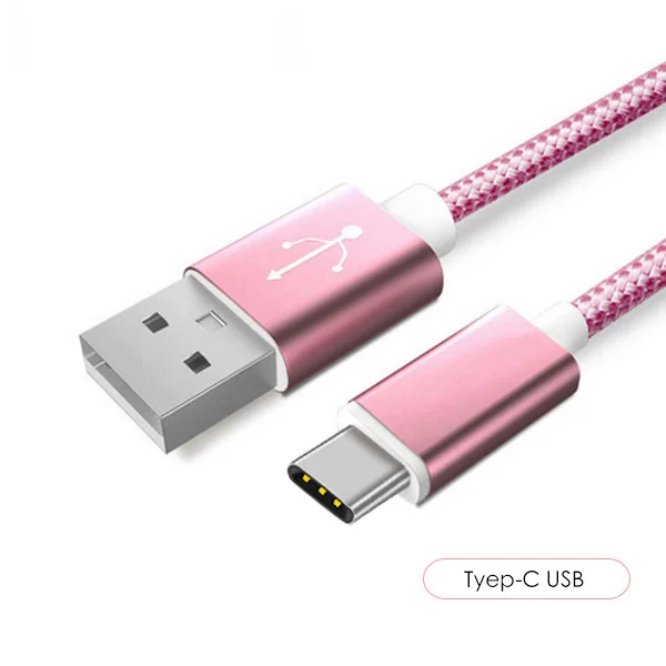 SUPTEC usb type-C кабель USB 3,1 type C провод для быстрой зарядки и синхронизации данных для Xiaomi Mi5 5S Redmi 4 pro huawei P9 P10 plus Кабель - Цвет: Rose Gold