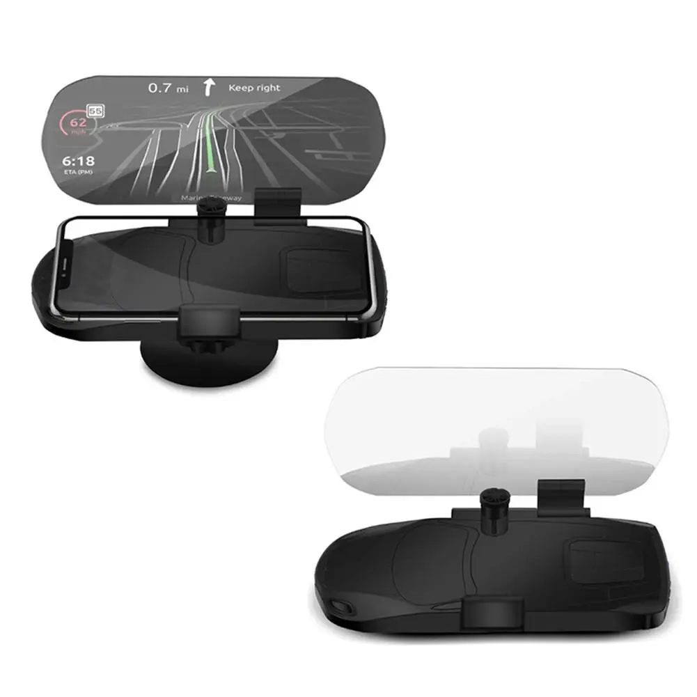

Gps Car Holder Universal HUD Navigation Bracket GPS Mobile Phone Holder Big Screen HD Reflection Projector Tomtom