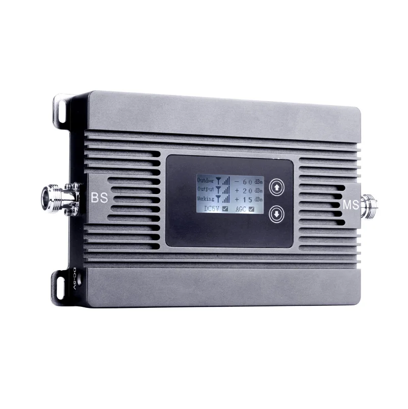 High Power mini 900mhz GSM 2G mobile signal booster 80dBi signal repeater 2g gsm cellular signal amplifier kit with LCD display