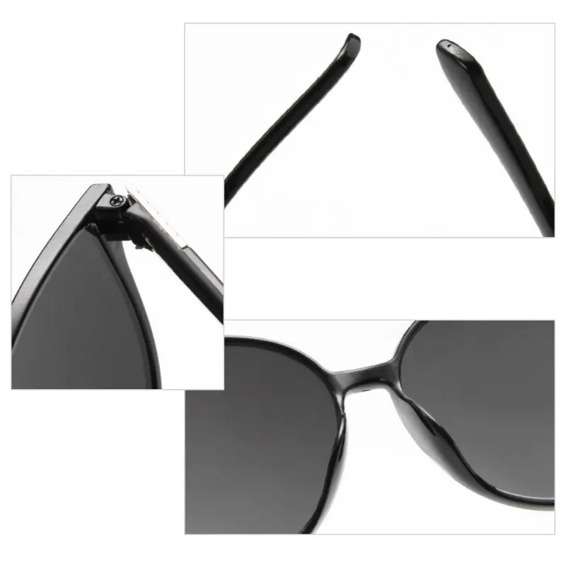 New Fashion Big Box Frame Sunglasses Trend Colorful Reflective Eyewear Versatile Sun Glasses Frog Mirror For Men Women