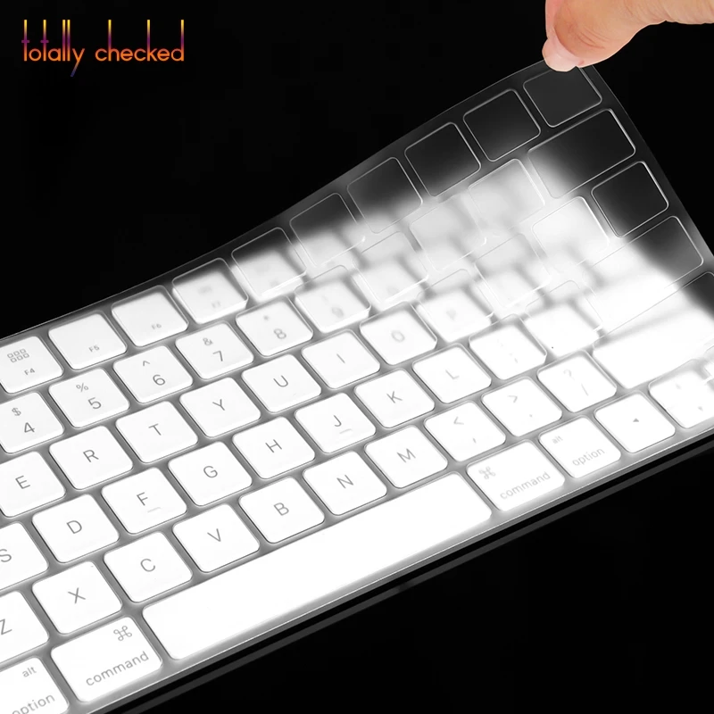 Волшебная клавиатура для Apple, Беспроводная Bluetooth клавиатура, Волшебная клавиатура, черная силиконовая кожа, ТПУ Клавиатура, чехол