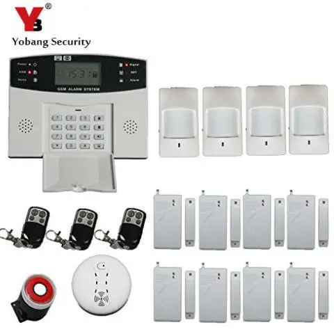 

Yobang Security -30A Home Security Wireless Alarm System GSM Home Burglar Alarm Kits New Version PIR Infrared GSM SMS Alarm