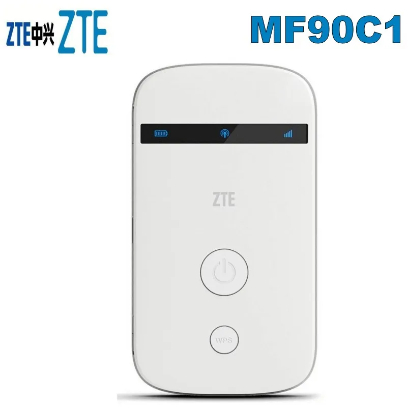 Zte MF90C1 4G FDD-LTE Диапазон частот: 2,1 Г(B1)/1,8 г(B3) МГц TDD-LTE Band 2,6G(B38)/2,6 г(B41) МГц CDMA 800 МГц UTMS850/1900/2100 МГц MiFi