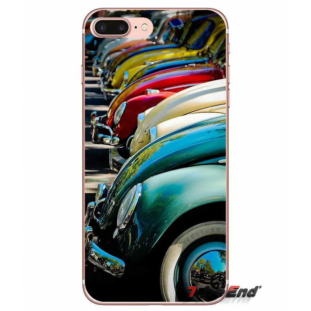 Для iPhone X 4 4S 5 5S 5C SE 6 6 S 7 8 плюс samsung Galaxy J1 J3 J5 J7 A3 A5 в Винтаж Volkswagen Beetle чехол из термопластичного полиуретана - Цвет: images 4