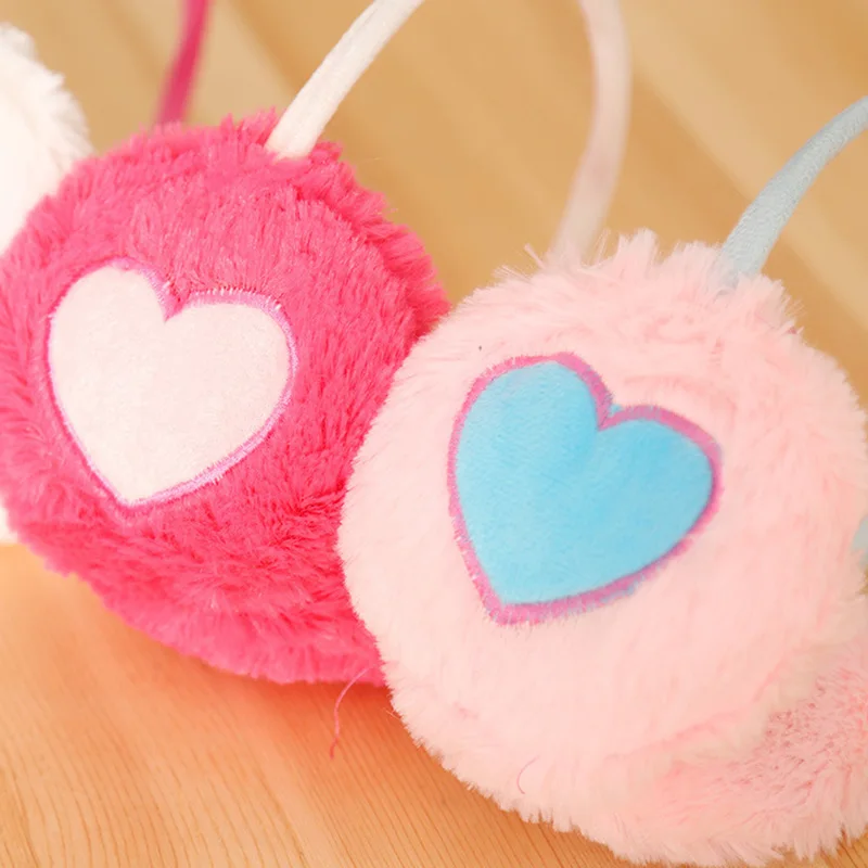 Девушки Наушники новые плюшевые Женская зимняя обувь Earmuff теплый наушники музыки