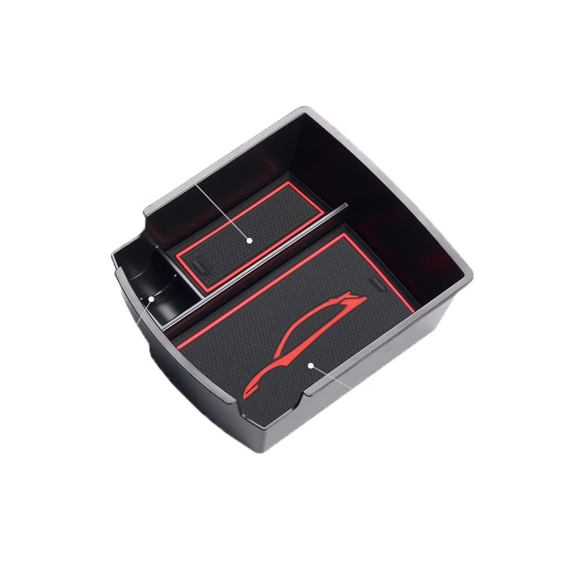 

Armrest Box Storage for Hyundai Kona 2017 2018 2019 Kauai Stowing Tidying Car Organizer Anti-Slip Rubber Accessories Car Styling