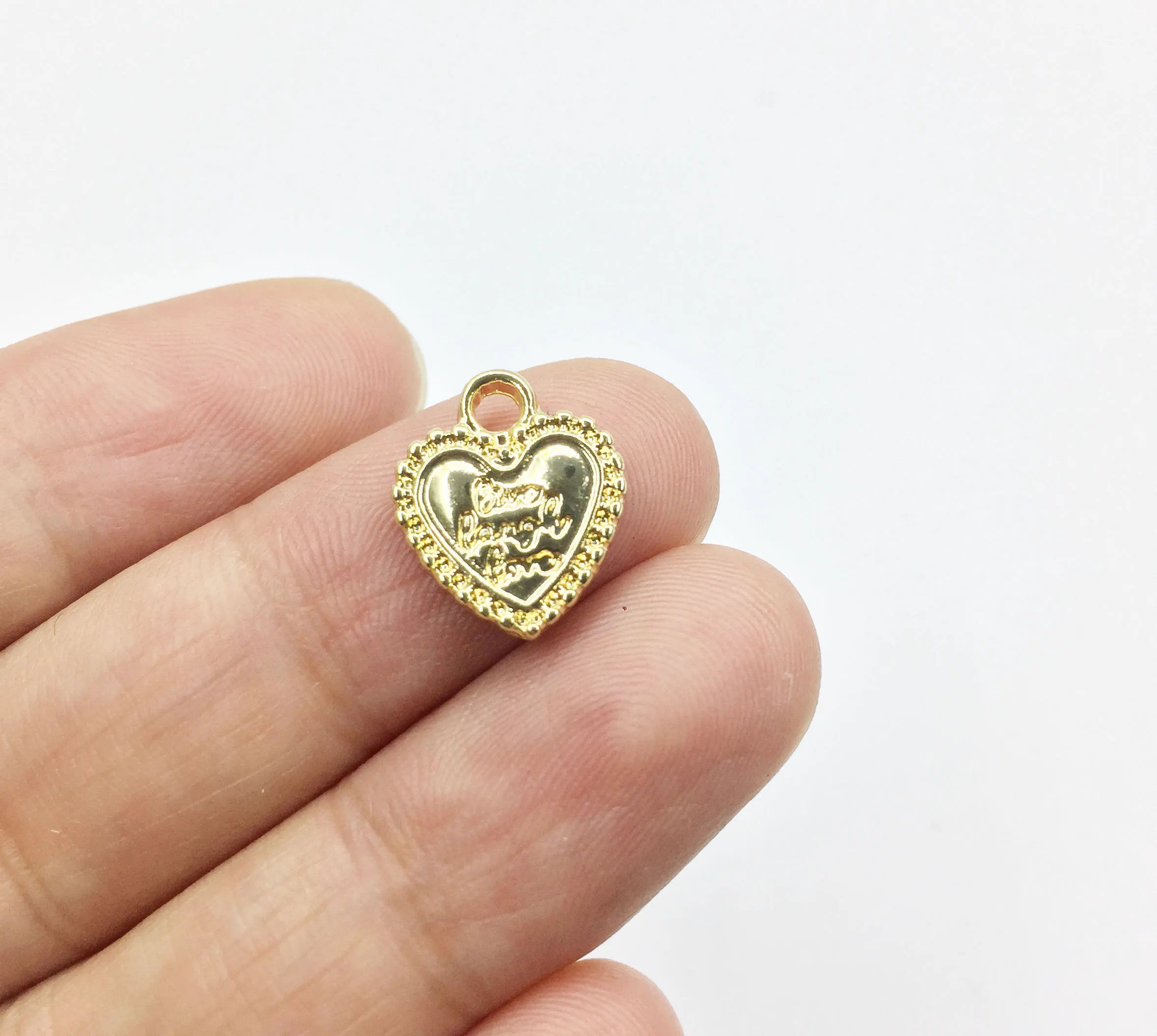 Колье Eruifa из цинкового сплава с надписью Nice Heart 20 шт. 12 мм серьги браслеты