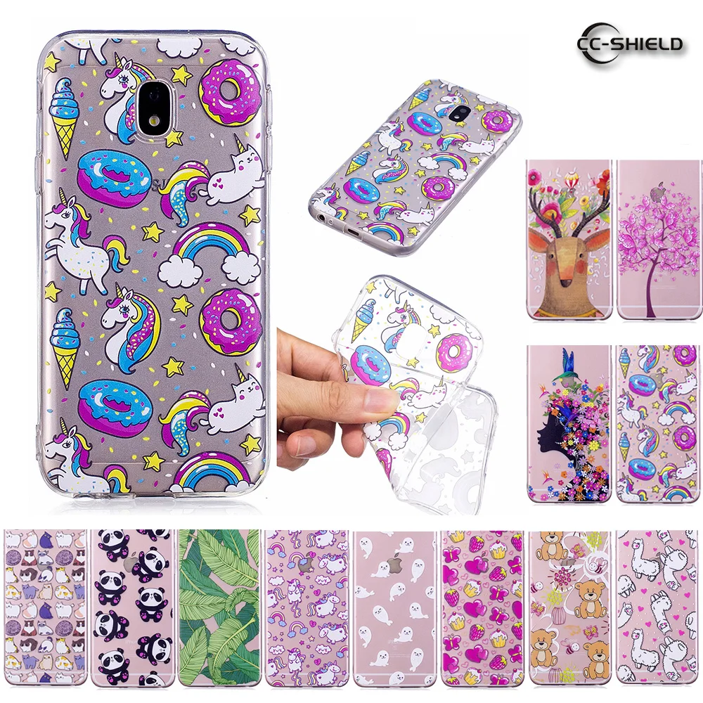 Soft TPU Case for Samsung Galaxy J3 2017 J330 Transparent Silicone Cover Phone SM-J330 SM-J330FN SM-J330F SM-J330F/DS Coque |