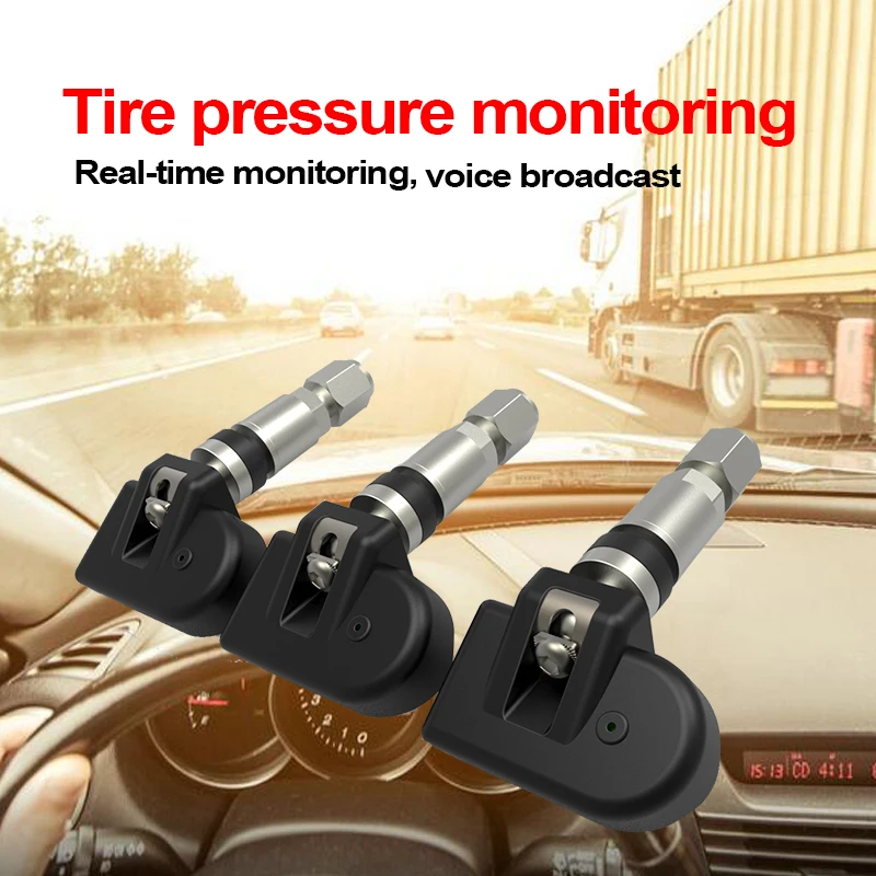 

Car TPMS 4 Sensor for Android / IOS Auto Digital Tire Pressure Monitor By Bluetooth 4.0 TPMS Tire Pressure Alarm Diagnostic Tool