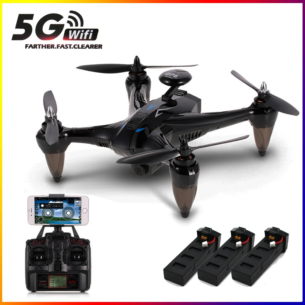 Профессиональный Дрон RC gps четырехосевой самолет с фиксированной высотой 1080P WiFi