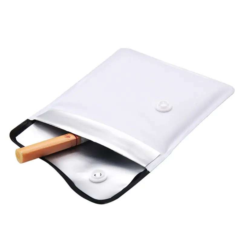 Portable Mini PU Aluminum Film Pocket Ashtray Bag Heat Resistant Cigarette Ash Pouch Compact Fireproof Outdoor Smoking Accessory Portable Mini PU Aluminum Film Pocket Ashtray Bag Heat Resistant Cigarette Ash Pouch Compact Fireproof Outdoor Smoking Accessory