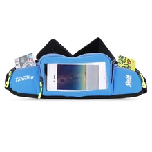 Tanluhu открытый бегущий рюкзак с одной лямкой для путешествий, спортивная сумка для бега, карманные водонепроницаемые велосипедные сумки, телефон, Противоугонный пояс