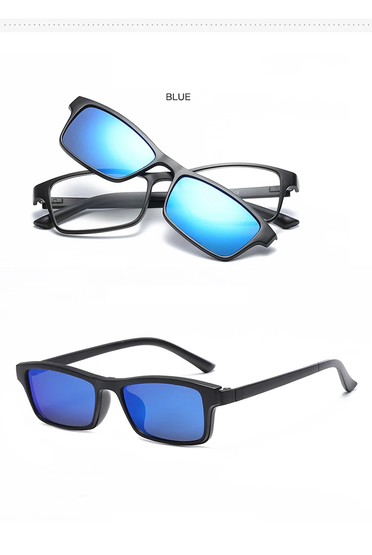 Оптическая оправа для очков для мужчин и женщин, поляризованные солнцезащитные очки на магнитах, очки для близорукости, оправа для очков для мужчин и женщин YQ127