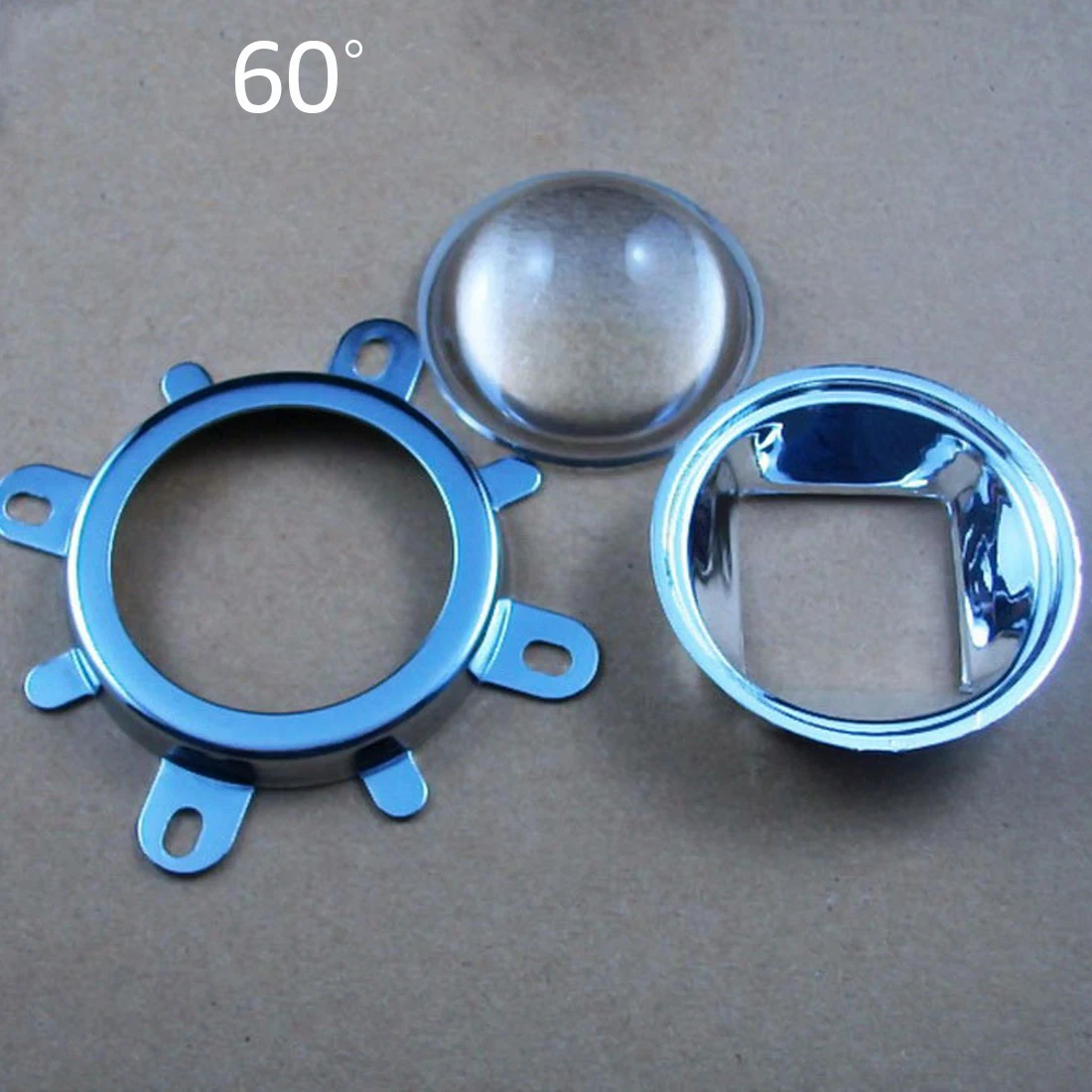 

20W 30W 50W 70W 100W Integrated LED Light Source High Quality 44mm Glass Lens + 50mm Reflector Collimator + Fixed Bracket