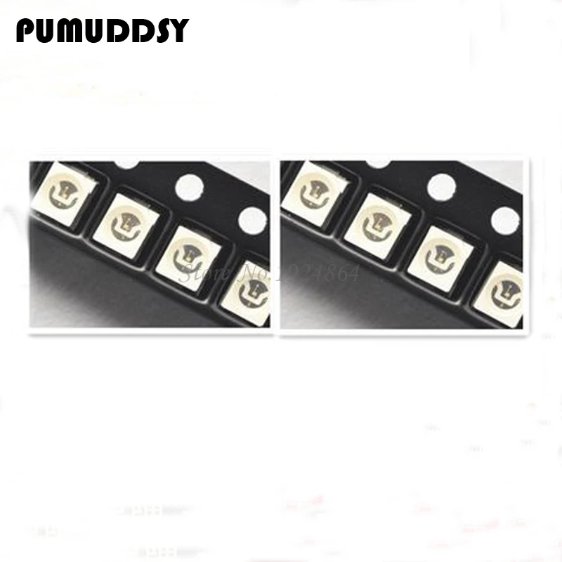100pcs Yellow 3528 1210 SMD LED diodes light-in Integrated Circuits