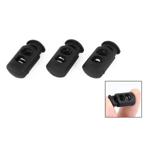

MOCC Hot 20 Pcs 0.24" Dia Hole Rope Drawstring Cord Locks for Backpack