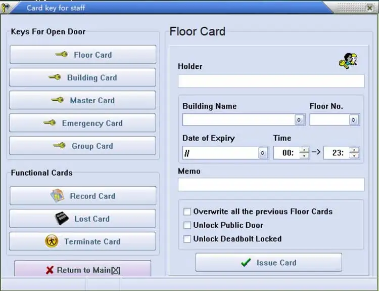card-key-for-staff