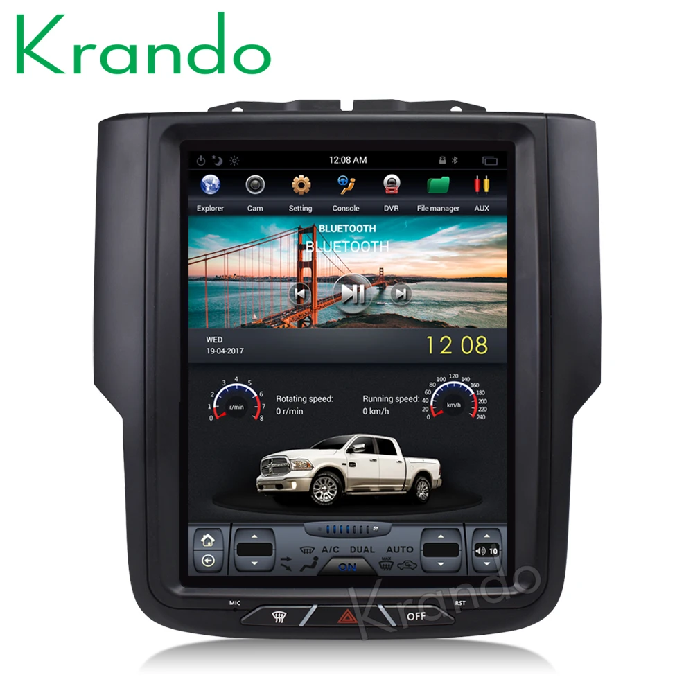 Excellent Krando Android 7.1 10.4" Tesla Vertical screen car audio radio multimedia system for Dodge Ram 1500 2014-2018 gps navigation 3 Excellent Krando Android 7.1 10.4" Tesla Vertical screen car audio radio multimedia system for Dodge Ram 1500 2014-2018 gps navigation 3