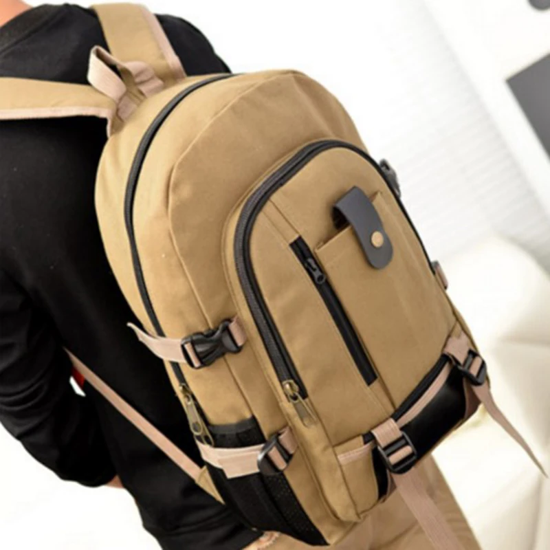 Nylon Laptop & Books Backpack - Image 4