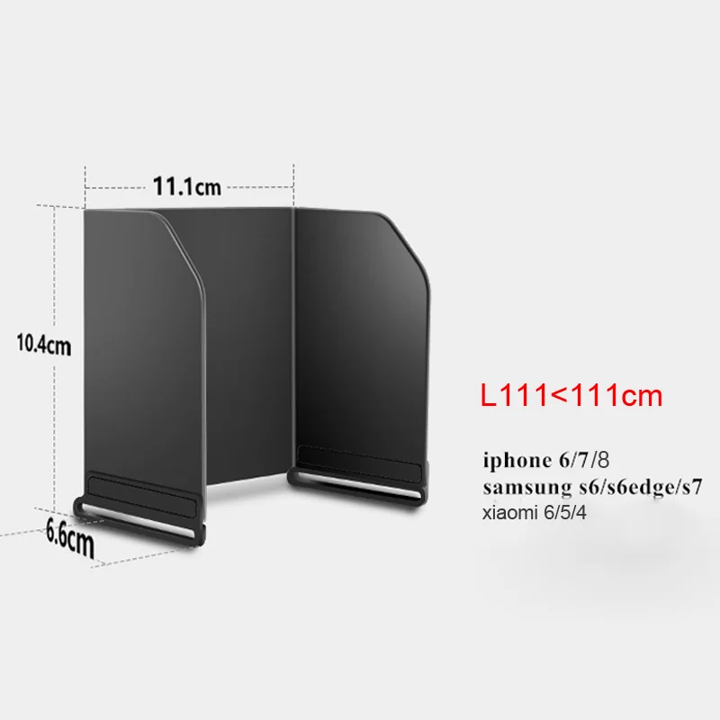 BRDRC черный складной монитор капот 4,7~ 9," FPV телефон планшет монитор Солнцезащитный чехол для DJI SPARK/MAVIC/OSMO/PHANTOM - Цвет: L111cm