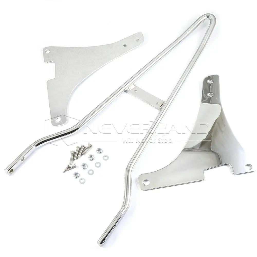 Buy Neverland Burly Chrome/Black Motorcycle Rear Sissy
