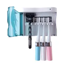 Настенный УФ-светильник держатель для зубных щеток стерилизатор очиститель аксессуары для ванной комнаты настенный