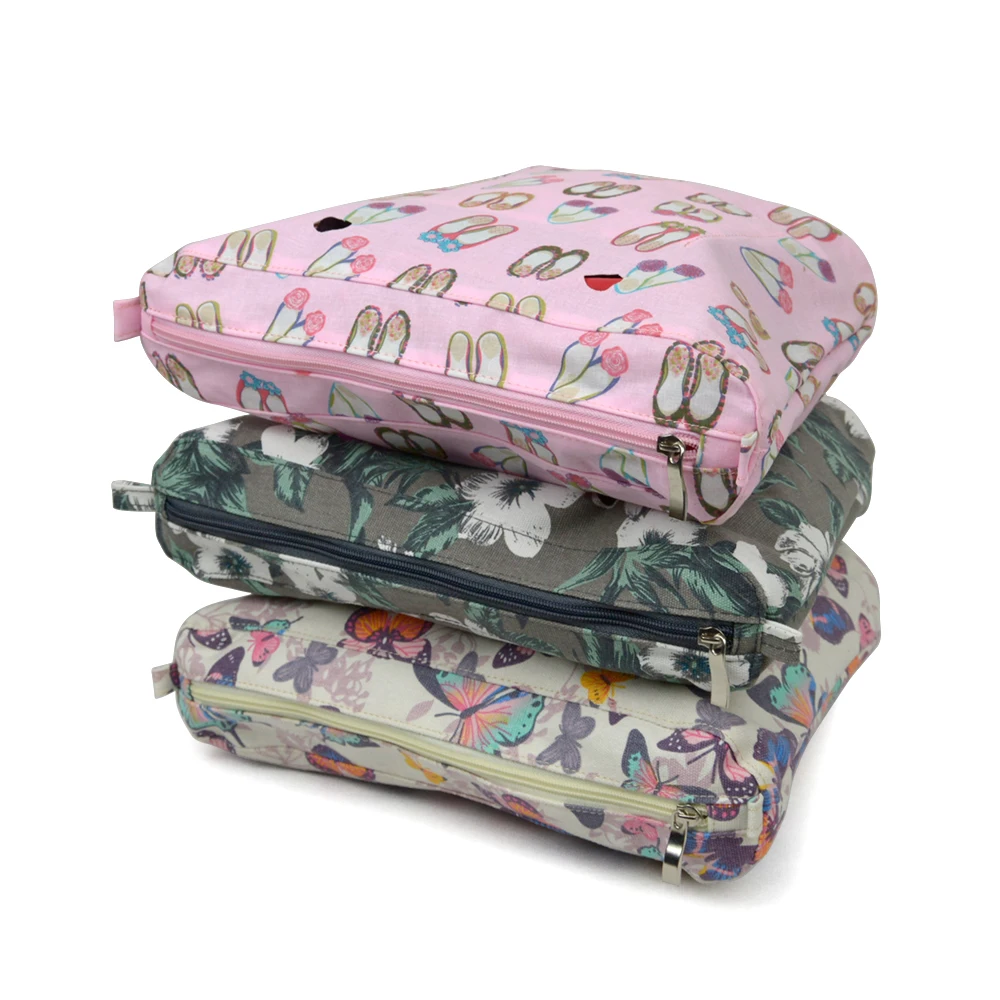  TANQU New Colorful Waterproof Inner Lining Insert Zipper Pocket for Classic Mini Obag Canvas Inner 